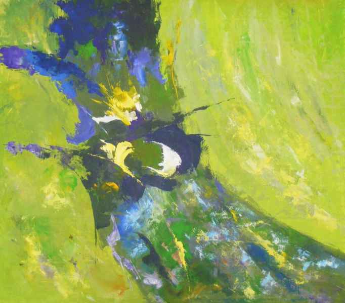 chaotische kurve grun 80 x 70 2